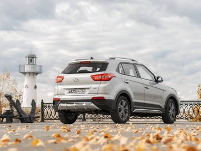 Накладка на задний бампер тюнинг для HYUNDAI CRETA