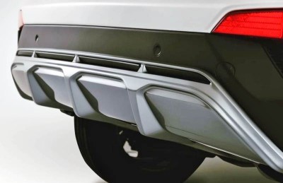 Накладка на задний бампер (диффузор) «CRETA»  HYUNDAI CRETA