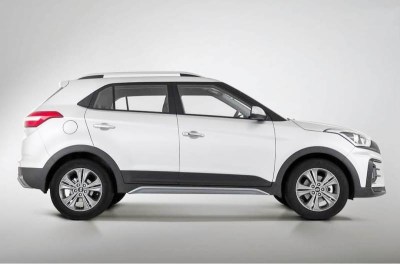 Накладка на задний бампер «CRETA» тюнинг на HYUNDAI CRETA