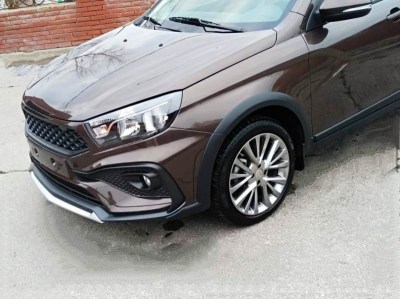 Бампер передний QUASAR ROMB для LADA VESTA SW CROSS