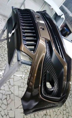 Передний бампер тюнинг QUASAR для LADA VESTA CROSS, SW CROSS