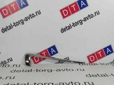 Молдинг переднего бампера верхний левый хромированный на ЛАДА ГРАНТА FL 