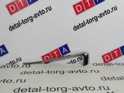 Молдинг переднего бампера верхний правый хромированный на ЛАДА ГРАНТА FL 
