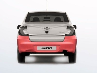 Бампер задний DATSUN ON-DO (Датсун он до) оригинал в цвет
