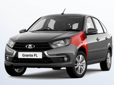 Крыло переднее левое на LADA GRANTA FL Cross оригинал