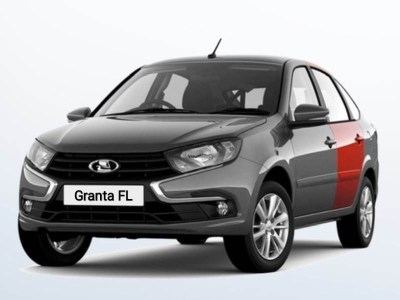 Дверь задняя левая в сборе на LADA GRANTA FL лифтбек 21910-6200015-70