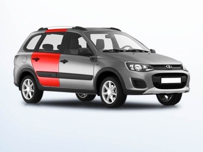 Дверь задняя правая ЛАДА КАЛИНА 2 КРОСС Оригинал 11170620001490