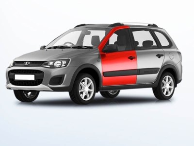 Дверь передняя левая ЛАДА КАЛИНА КРОСС Оригинал 11180-6100015-85