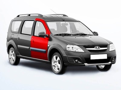Дверь передняя правая ЛАДА ЛАРГУС Кросс 801002133R Оригинал до 2021г.