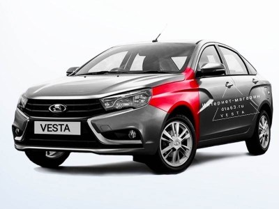 Крыло переднее левое LADA VESTA 8450039382 Оригинал в цвет