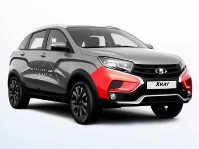 Бампер передний на LADA XRAY CROSS АвтоВАЗ Оригинал в цвет