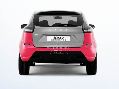 Бампер задний на LADA XRAY оригинал 850220699R в цвет
