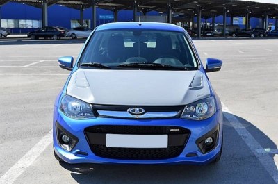 Капот пластиковый AVR Sport на ЛАДА КАЛИНА 2 ВАЗ 2192-2194 в цвет 