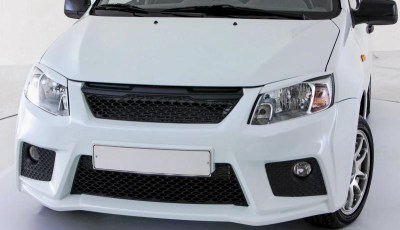 Бампер передний GTS тюнинг на ЛАДА ГРАНТА ВАЗ 2190 седан 