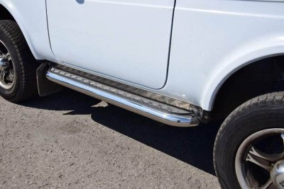 Защита порогов с алюм.площадкой 51 мм (НПС) LADA 4x4 2121, 4х4 Urban 